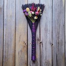 Load image into Gallery viewer, Hand Crafted Floral Broom, 15"
