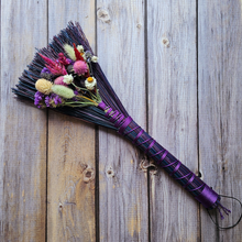 Load image into Gallery viewer, Hand Crafted Floral Broom, 15"

