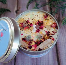 Load image into Gallery viewer, Self Confidence Intention Candle – Crystal Candle for Confidence, Courage &amp; Self-Belief
