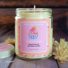 Load image into Gallery viewer, Buttercream Soy Candle – Warm Vanilla Buttercream Handcrafted Candle
