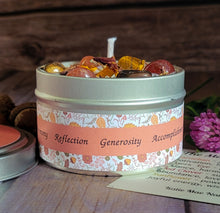 Load image into Gallery viewer, Mabon Ritual Candle – Apple &amp; Oak Soy Candle for Autumn Equinox, Gratitude &amp; Grounding
