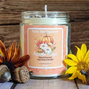 Autumn Magic Soy Wax Candle - 9 oz