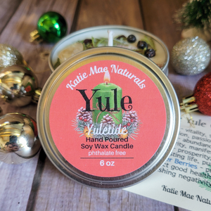 The Yule Candle (Yuletide) - 6 oz