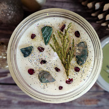 Load image into Gallery viewer, Cozy Cabin Soy Candle – Cranberry Pine Handcrafted Candle
