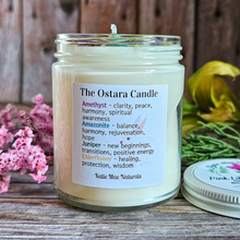 Load image into Gallery viewer, Ostara Ritual Candle – Lilac Spring Soy Candle for Renewal, Growth &amp; Spring Equinox Rituals
