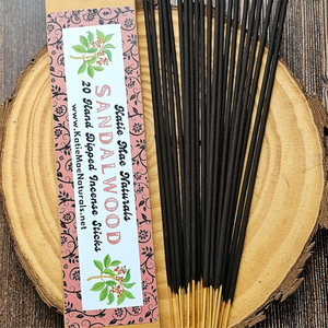 Indian Sandalwood hand dipped incense sticks 