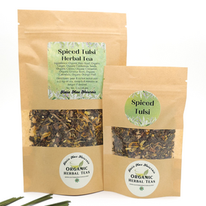 Organic Spiced Tulsi Herbal Tea - Loose Leaf Tea