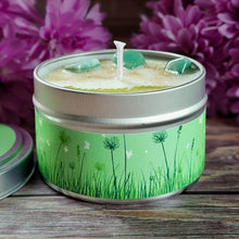 Load image into Gallery viewer, Sweet Grass Soy Candle – Fresh Meadow &amp; Wildflower Handcrafted Candle
