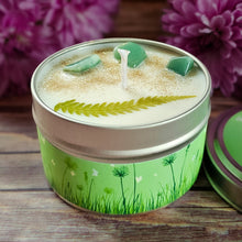 Load image into Gallery viewer, Sweet Grass Soy Candle – Fresh Meadow &amp; Wildflower Handcrafted Candle
