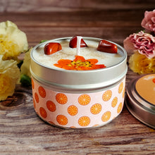Load image into Gallery viewer, Sweet Orange Chili Pepper Soy Candle – Bright Citrus &amp; Warm Spice Candle
