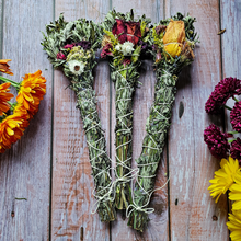 Load image into Gallery viewer, Mugwort and Seasonal Flower and Herb Bundle
