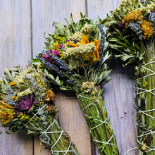 Load image into Gallery viewer, Mugwort and Seasonal Flower and Herb Bundle
