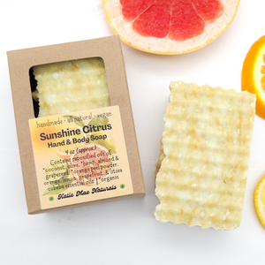 Citrus scented vegan hand soap