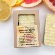 Load image into Gallery viewer, Vegan hand and body citrus soap
