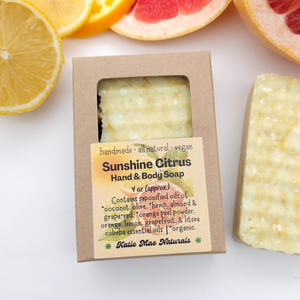 Vegan hand and body citrus soap