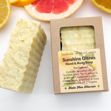 Load image into Gallery viewer, Vegan bar soap citrus
