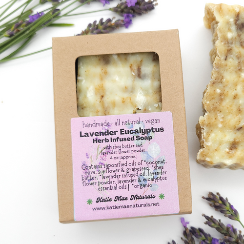 Lavender Eucalyptus Herb Infused Soap 