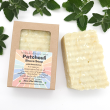 Load image into Gallery viewer, Patchouli Shea Butter Shave Soap
