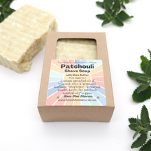 Load image into Gallery viewer, Patchouli Shea Butter Shave Soap
