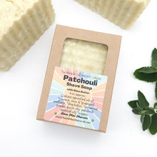 Load image into Gallery viewer, Patchouli Shea Butter Shave Soap
