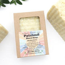 Load image into Gallery viewer, Patchouli Shea Butter Shave Soap
