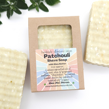 Load image into Gallery viewer, Patchouli Shea Butter Shave Soap
