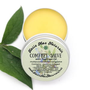 Comfrey Salve with Tea Tree Oil - Herbal Salve