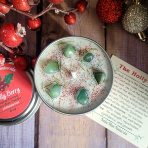 Yule soy wax candle