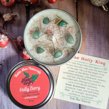 Load image into Gallery viewer, Holly King candle 
