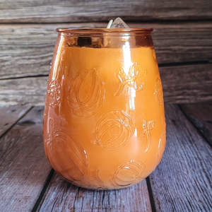 Almost Autumn Soy Wax Candle in Pumpkin Jar - Pumpkin Soy Candle