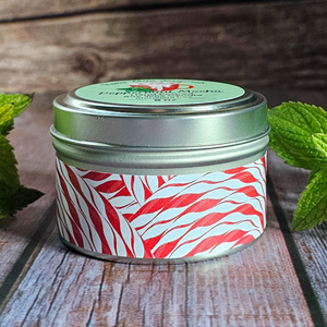 Peppermint Mocha hand poured soy wax candle 