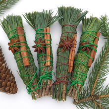 Load image into Gallery viewer, Fresh Scotch Pine Bundle with Cinnamon and Star Anise
