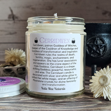 Load image into Gallery viewer, Cerridwen Goddess Soy Wax Candle (Divine Elegance) - 9 oz
