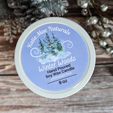 Load image into Gallery viewer, The Cailleach Goddess of Winter Candle (Winter Woods) - 9 oz
