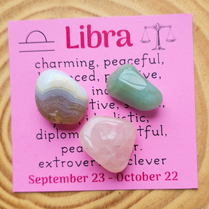 Libra gemstones set of 3