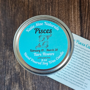 Pisces soy candle