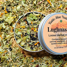 Load image into Gallery viewer, Lughnasadh Herbal Incense – Yarrow Peppermint Harvest Blend for Gratitude, Abundance &amp; Lammas Rituals
