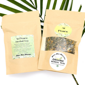 Calming organic herbal tea