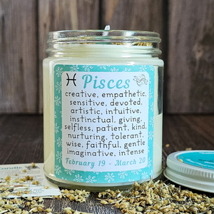 Pisces soy candle 