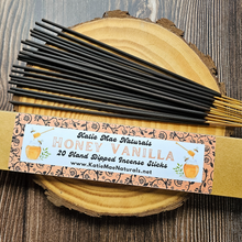 Load image into Gallery viewer, Honey Vanilla Hand Dipped Incense Sticks 
