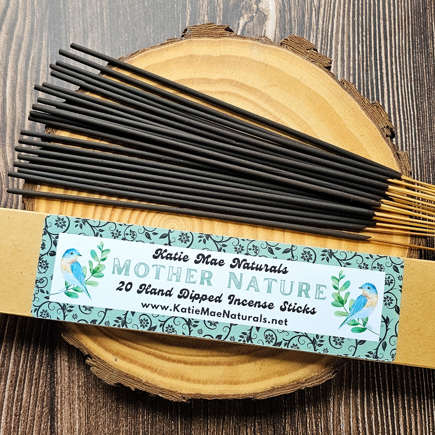 Mother nature hand dipped incense sticks