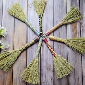 Small altar whisk brooms