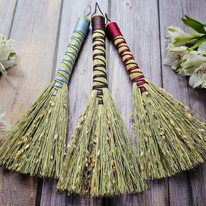 Handmade Hawktail Whisk brooms 