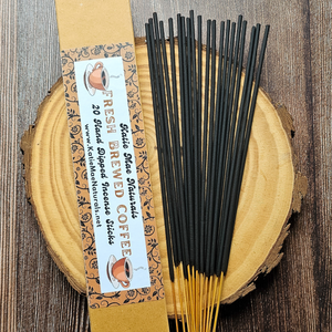 Coffee hand dipped eco friendly incense sticks 