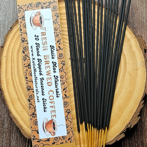 Coffee hand dipped incense sticks 