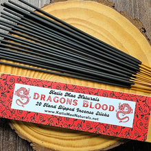 Load image into Gallery viewer, Dragons blood hand dipped incense sticks 
