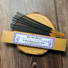 Load image into Gallery viewer, Lavender hand dipped incense sticks 20 pack

