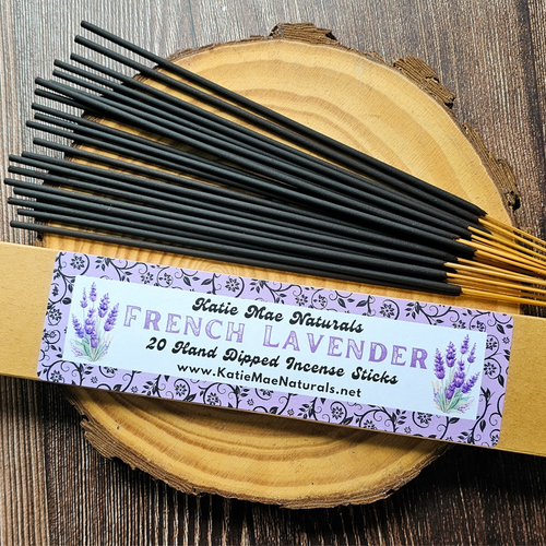 French Lavender hand dipped incense sticks