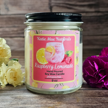 Load image into Gallery viewer, Raspberry Lemonade Soy Wax Candle - 9 oz
