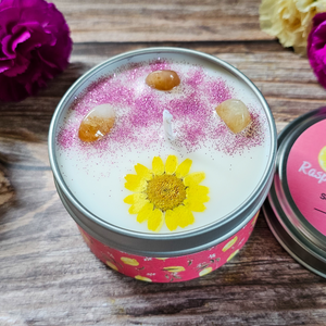 Raspberry lemonade soy wax candle 